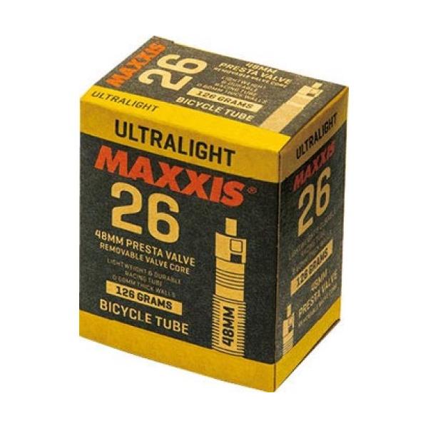 最低価格の MAXXIS マキシス チューブ ウルトラライト 仏式 26x1.50 2.50 48mm OPP MAXXIS(マキシス) Ultra Light ウルトラライト OPP 軽量チューブ 仏式48mm 26×1.50ー2.50 TIT14910