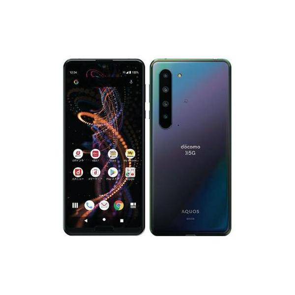 【液晶美品】AQUOS R5G SH-51A ブラックレイ ドコモ SIMフリー AQUOS R5G SH-51A ドコモ ブラックレイ 送料無料 即決 本体