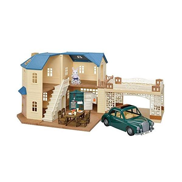 ★廃盤★レア★シルバニアファミリー   家  赤い屋根のお家　青い屋根のお家 ☆廃盤☆レア☆シルバニアファミリー 家 赤い屋根のお家 青い