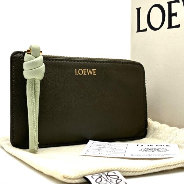◇ロエベ◇レザー/ノット/ケース/小銭入れ/財布/LOEWE ロエベ LOEWE ノット フラグメントケース コインケース カードケース