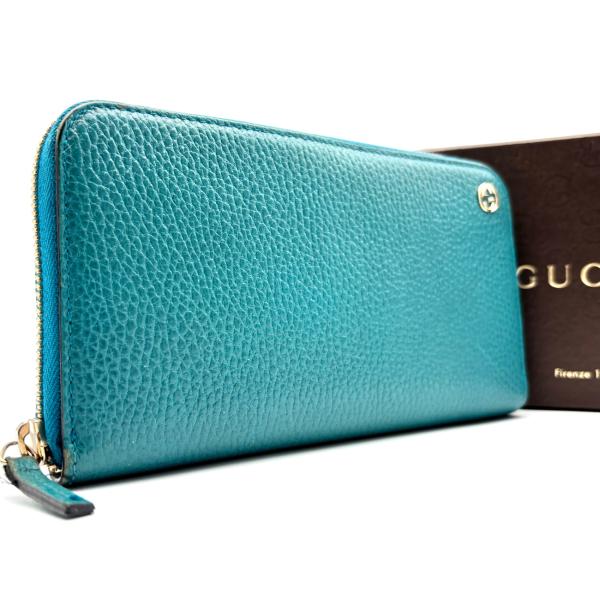 GUCCI グッチ 長財布 インターロッキング GG ジップアラウンド