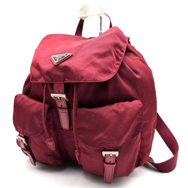 PRADA プラダ リュック バックパック 三角ロゴ ダブルポケット