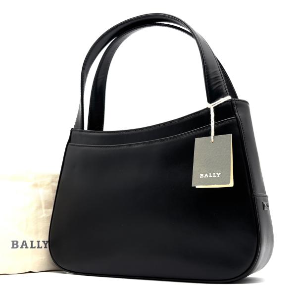 バリー BALLY ハンドバッグ フォーマル 冠婚葬祭 レザー ブラック 黒
