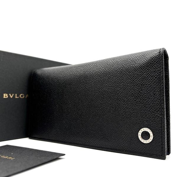 【美品】BVLGARI ブルガリ B-zero1 長財布 ブラック レザー BVLGARI ブルガリ 長財布 ブルガリマン メンズ レディース レザー 本革