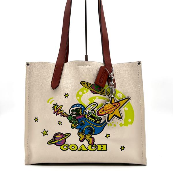 oto　新品♡ コーチ　ラグジュアリークロスグレーンレザートートバッグA4 COACH コーチ リレートート34 トートバッグ レキシー コズミック