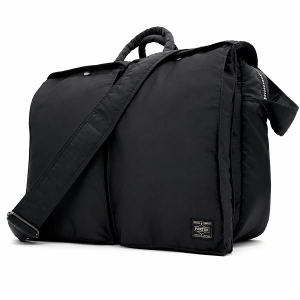 美品 ポーター PORTER タンカー 2way ヘルメットバッグ ビジネスバッグ ショルダーバッグ ナイロン ブラック 黒 A4 軽量 夏休み 帰省 お盆 敬老の日 シルバーウィーク 秋 ギフト プレゼント ご褒美 ポーター PORTER タンカー 2way ヘルメットバッグ ビジネスバッグ