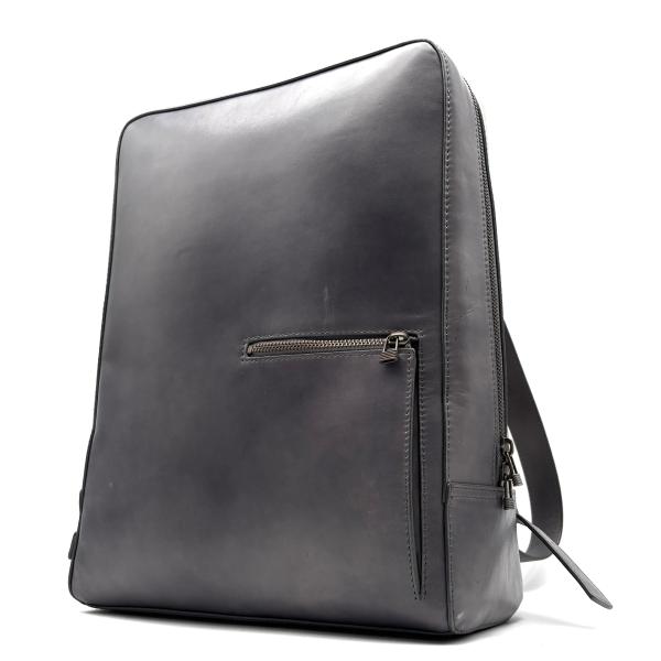美品 マザーハウス MOTHERHOUSE アンティーク スクエア ラージ バックパック リュック レザー グレー 灰色 ビジネス A4 大容量 夏休み 帰省 お盆 敬老の日 シルバーウィーク 秋 ギフト プレゼント ユニセックス マザーハウス MOTHERHOUSE アンティーク スクエア ラージ バックパック