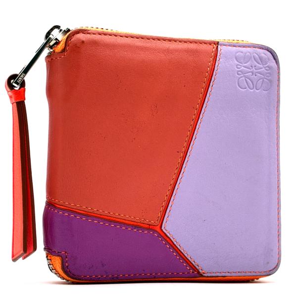 LOEWE ロエベ パズル スクエア ジップ ウォレット 二つ折り財布