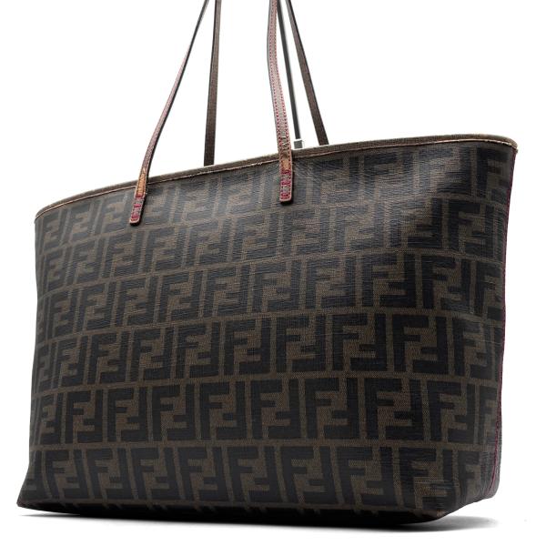 フェンディ FENDI ズッカ トートバッグ ショルダーバッグ 肩掛け A4 大