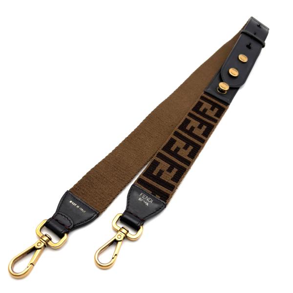 G*a様 極美品◇フェンディ キャンバス×レザー ストラップユー ショルダースト フェンディ FENDI ストラップユー ズッカ キャンバス レザー