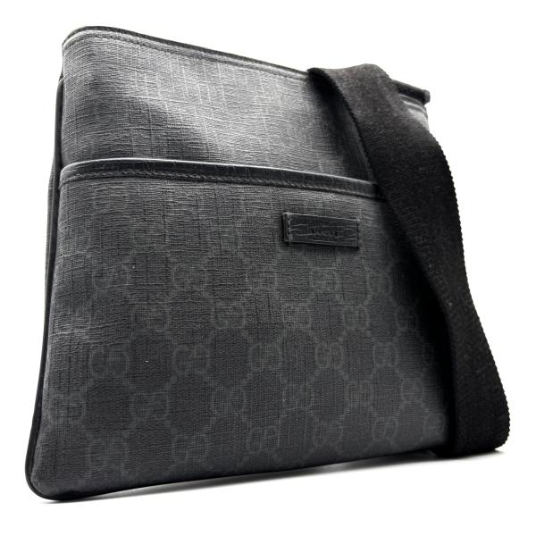 GUCCI グッチ ショルダーバッグ サコッシュ GGスプリーム PVC レザー