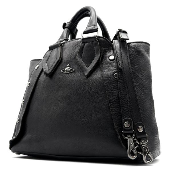 極美品 ヴィヴィアンウエストウッド ヌーロック ２way ショルダーバッグ 黒 ヴィヴィアンウエストウッド ヌーロック 3way ショルダーバッグ