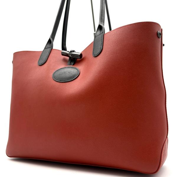 LONGCHAMP ロンシャン ロゾ トートバッグ ハンドバッグ レザー 本革