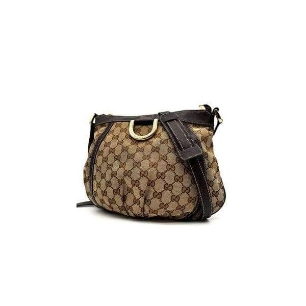 GUCCI グッチ アビー ショルダーバッグ 203257 GG キャンバス レザー