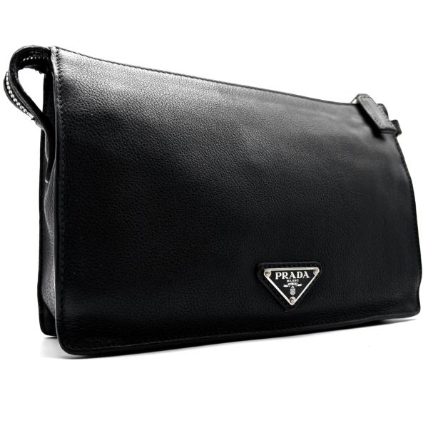 PRADA プラダ クラッチバッグ セカンドバッグ ヴィッテロシティ 三角
