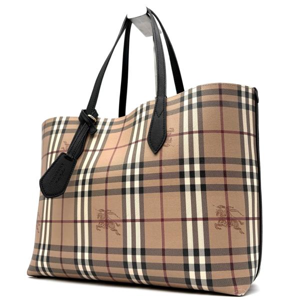 美品 バーバリー BURBERRY リバーシブル 2way トートバッグ 肩掛け A4