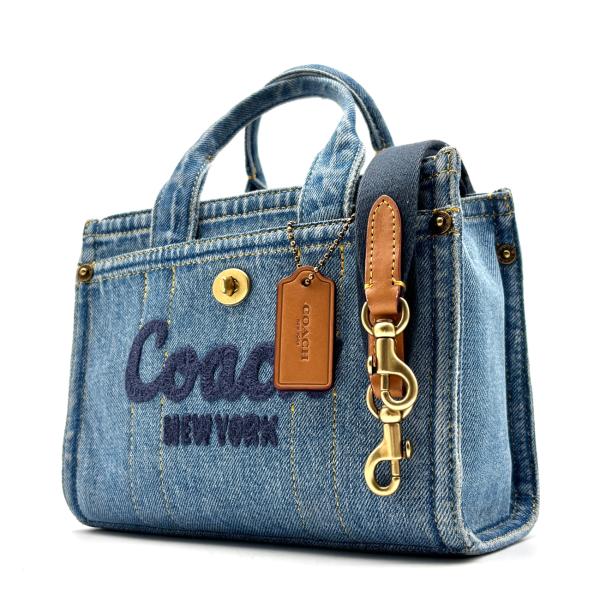 コーチ COACH カーゴ 20 2way トートバッグ ショルダーバッグ デニム