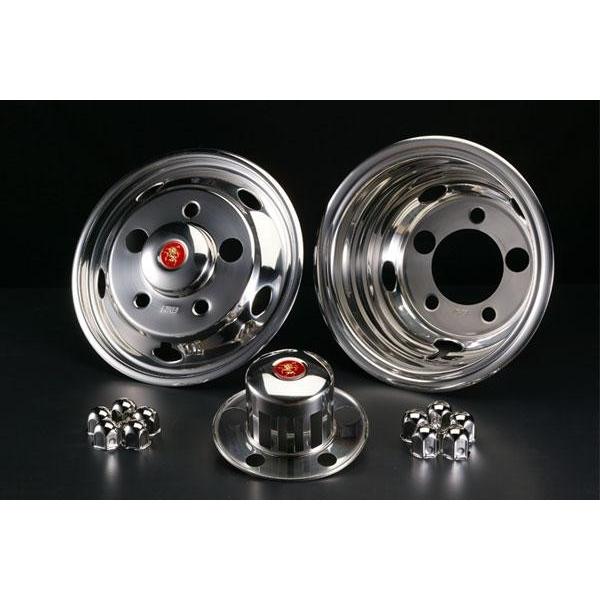 アイピープロジェクト ステンレスホイールライナーセット 2tエルフ用  