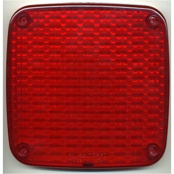 日野大型トラックの3連テールには適合しない場合がありますので必ずビス間の寸法を確認してください。適合サイズ：縦122mm×横125mm