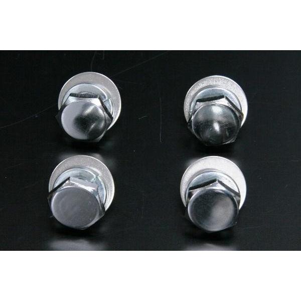 大型エアロセンターキャップのクロームメッキタイプ用のボルトです。クロームメッキ仕上げ個数：４個入りメーカー名：(株)高野自動車用品ＳＳ