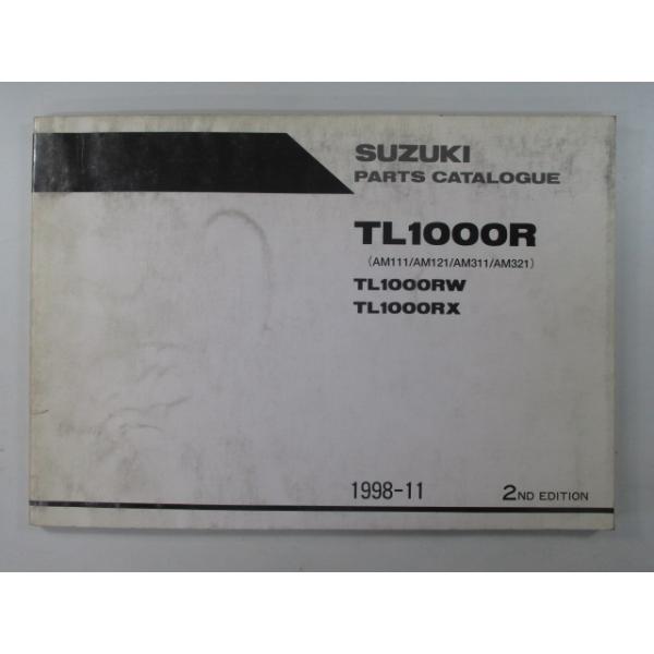 TL1000R パーツリスト 2版 スズキ 正規 中古 バイク 整備書 JS1AM 