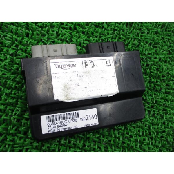 スピードトリプル1050 ECU トライアンフ(TRIUMPH) 純正 中古 バイク 部品 ECM タイガー1050 機能的問題なし そのまま使える 車検 Genuine 97 スピードトリプル1050 ECU トライアンフ(TRIUMPH) 純正 中古 バイク