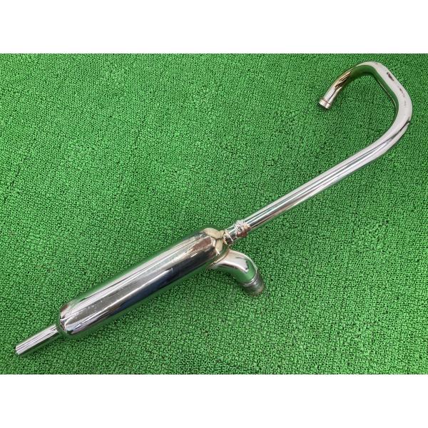 バイク部品　カワサキ　W400　エキゾーストマフラー　マフラー　KHI　K　504　中古品 カワサキ（Kawasaki） W400 マフラー 右 K504 純正 中古 バイク 部品