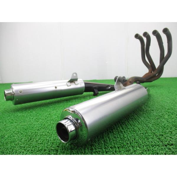 ZZ-R1100 マフラー K235 カワサキ 純正 中古 バイク 部品 ZXT10C 目立つようなキズ無し そのまま使える 修復素材に ノーマル戻しに 34 カワサキ（Kawasaki） ZZ-R1100 マフラー K235 純正 中古 バイク 部品