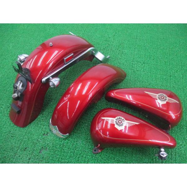 FLSTF 外装セット 赤M ハーレー 純正 中古 バイク 部品 FLSTF 外装セット 赤M ハーレー 純正 中古 バイク 部品