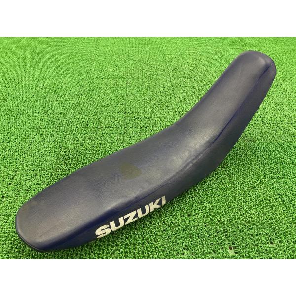 DR-Z400SM シート 青 29F スズキ 純正 中古 バイク 部品 SK44A 修復素材に ノーマル戻しに そのまま使える 張替素材に 車検 Genuine 46 スズキ（SUZUKI） DR-Z400SM シート 青 29F 純正 中古 バイク 部品