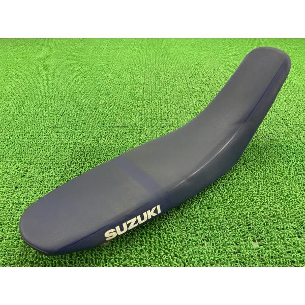 DR-Z400SM シート 青 29F スズキ 純正 中古 バイク 部品 SK44A 修復素材に ノーマル戻しに そのまま使える 張替素材に 車検 Genuine 45 スズキ（SUZUKI） DR-Z400SM シート 青 29F 純正 中古 バイク 部品