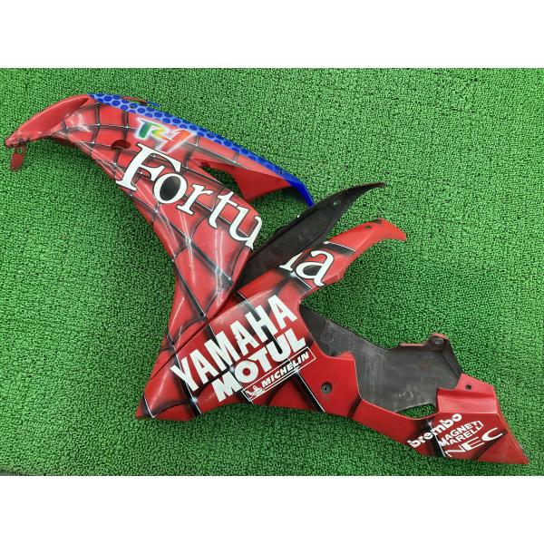 YZF-R1 サイドカウル 左 5VY ヤマハ 純正 中古 RN13 アンダーカウル スパイダーマン仕様 旧オーナーこだわりの逸品 コケキズ無し 80 ヤマハ発動機 YZF-R1 サイドカウル 左 5VY ヤマハ 純正 中古 RN13