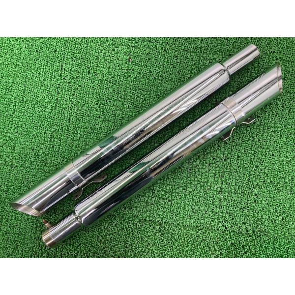 モーターステージ製FLHT1450 サイレンサーマフラー 左右 社外 中古