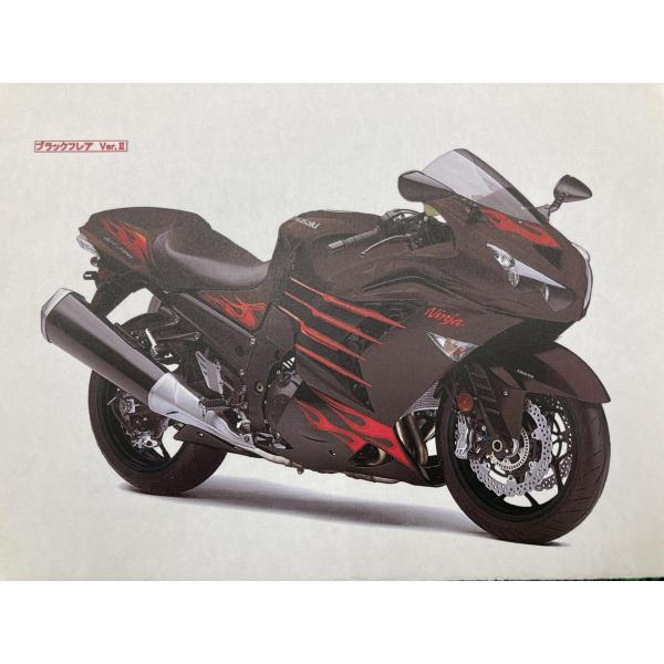 ZX-14R カウルデカール 在庫有 即納 社外 新品 バイク 部品 ブラック