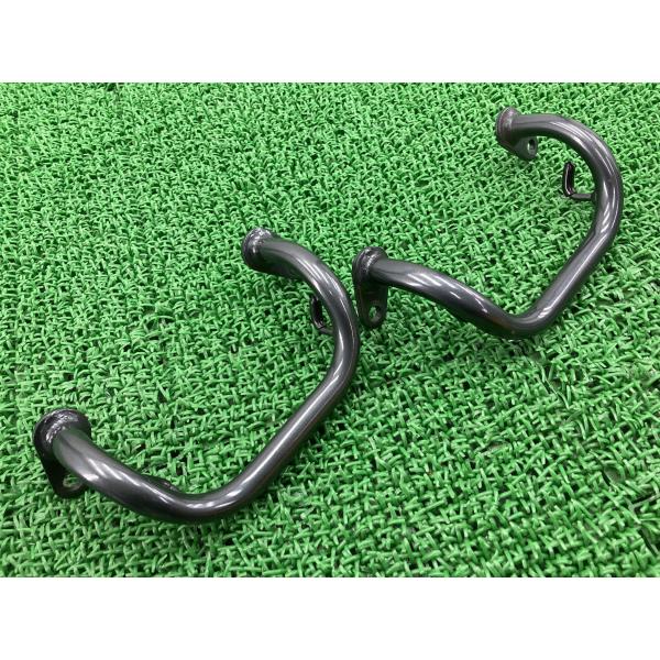 カワサキ スーパーシェルパ グラブバー ガンM 純正 中古 バイク