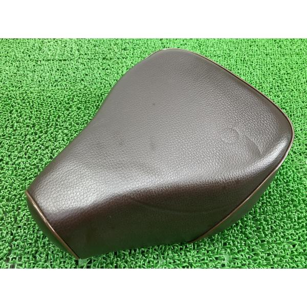 スーパーカブ110 シート 茶 社外 中古 バイク 部品 2009年式外し JA07