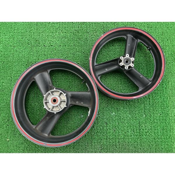 ホーネット250 ホイール 前後 黒 ホンダ 純正 中古 バイク 部品 MC31