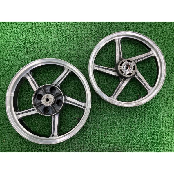 カワサキ ゼファー400 ホイール 前後 F-1253/R-1254 純正 中古 カワサキ ゼファー400 ホイール 前後 F-1253/R-1254 純正 中古