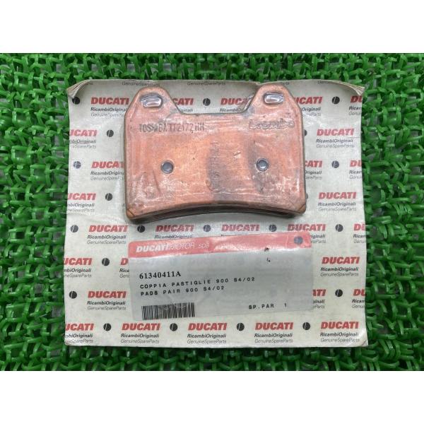 ムルティストラーダ1200 ブレーキパッド 61340411A ドゥカティ 純正 新品 バイク 部品 未使用 モンスターS4 S4R 848 83 ムルティストラーダ1200 ブレーキパッド 61340411A ドゥカティ 純正