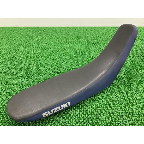 スズキ（SUZUKI） DR-Z400SM シート 黒/青 29F 純正 中古 バイク 部品