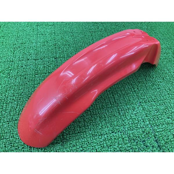 ホンダ（HONDA） XR250 フロントフェンダー 赤 純正 中古 バイク 部品