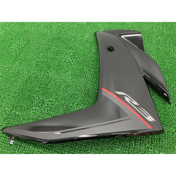 YZF-R3 サイドカウル 左 黒 1WD ヤマハ 純正 バイク 部品 RG10J コケキズ無し 割れ欠け無し コンディション良好 品薄 【中古】 87 ヤマハ発動機 YZF-R3 サイドカウル 左 黒 1WD ヤマハ 純正 中古 バイク