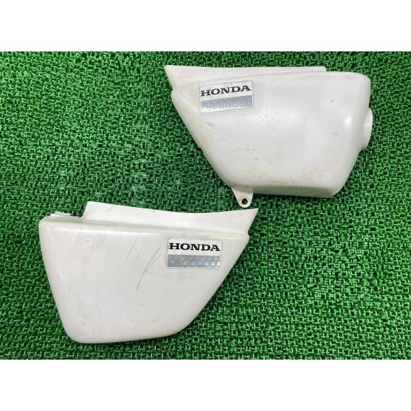 エイプ50 エイプ100 サイドカバー 左右 黄 GEY ホンダ 純正 バイク 部品 AC16 HC07 割れ欠け無し 品薄 希少品 【中古】 54 ts-parts_22220143