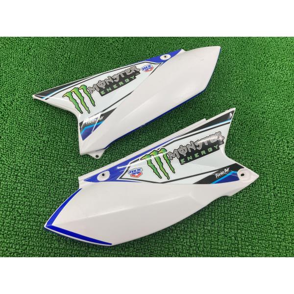 ZERO-G製WR250X WR250R サイドカバー 左右 白 社外 中古 バイク