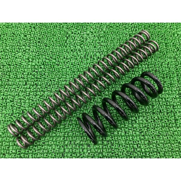SV650 サスペンションスプリング 前後 スズキ 純正 中古 バイク 部品 VP55B 綺麗 良品 曲がり無し 品薄 希少品 車検 Genuine 60 スズキ（SUZUKI） SV650 サスペンションスプリング 前後 純正 中古