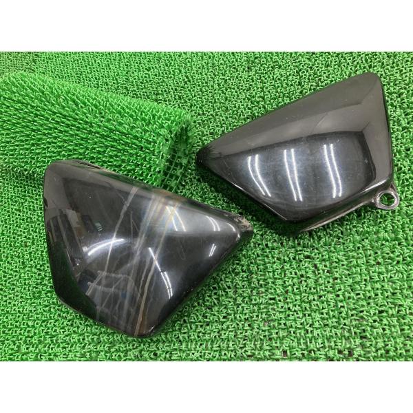 SR 純正サイドカバー中古品 ヤマハ発動機 SR400 サイドカバー 左右 黒 ヤマハ 純正 中古 バイク