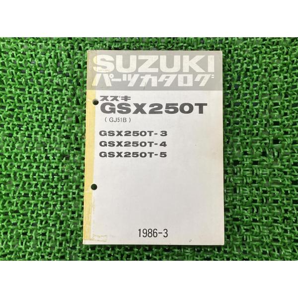 スズキ（SUZUKI） GSX250T パーツリスト 正規 中古 バイク GSX250T-3
