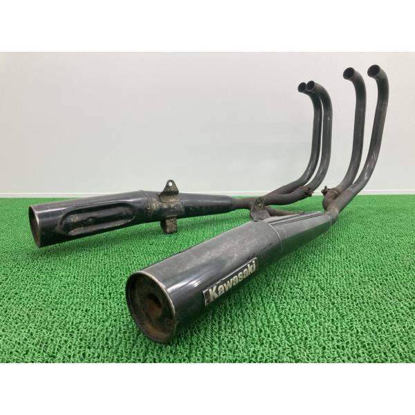 GPZ400GP マフラー K074 カワサキ 純正 中古 バイク 部品 KZ400M 機能的問題なし 品薄 希少品 車検 Genuine Gs カワサキ（Kawasaki） GPZ400GP マフラー K074 純正 中古 バイク 部品