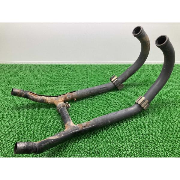 V-MAX エキパイマフラー 前側 1FK ヤマハ 純正 中古 バイク 部品 コケキズ無し 凹み無し 品薄 希少品 車検 Genuine lW YAMAHA（ヤマハ） V-MAX エキパイマフラー 前側 1FK 純正 中古 バイク