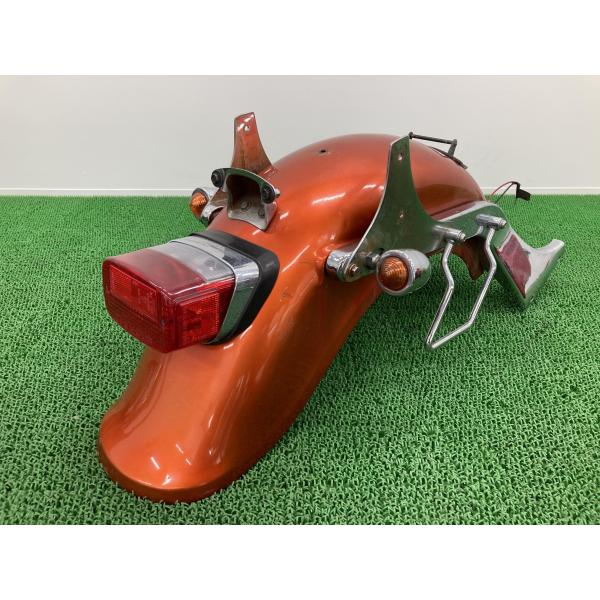 バルカン400クラシック リアフェンダー 橙M カワサキ 純正 VN400C ステー テールランプ サドルバッグサポート 品薄 【中古】 1 カワサキ（Kawasaki） バルカン400クラシック リアフェンダー 橙M 純正
